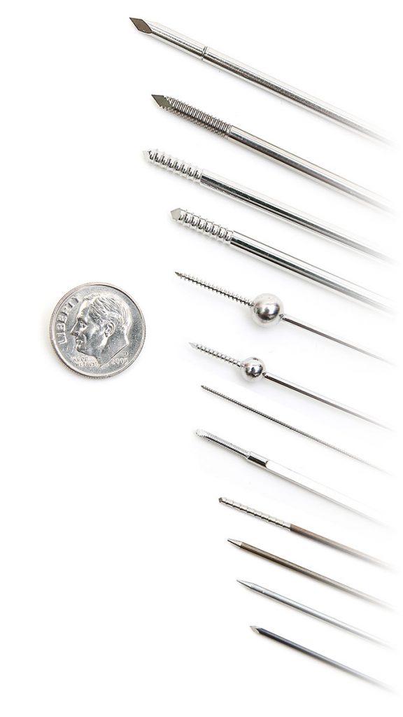 K-wires come in a variety of types and sizes because they are used in a variety of different medical procedures.